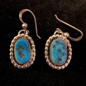Navajo Sterling silver turquoise earrings
